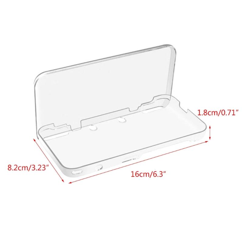 1 Set Schutzhülle Hartschale Skin Anti-Fall Transparent Gaming PC Gehäuse Schutzschale für Neue 2DS XL LL Konsole
