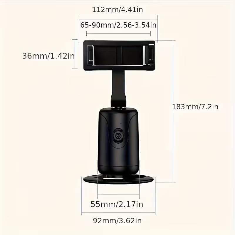 AI Mobile Stabilizer,Auto Face Tracking Tripod,Smart Gesture Live Streaming Mobile Automatic Intelligent Stabilizer,Smart Bluetooth Face-Tracking