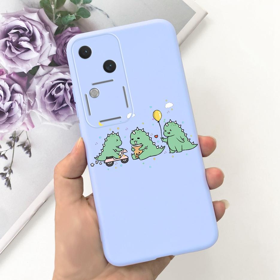 For Vivo V30 Pro Case V2319 Cute Fashion Cartoon Back Cover 6.78'' Soft Silicone Phone Case For Vivo V30 V 30 Pro VivoV30 Bumper