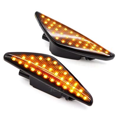 2PCS LED Dynamic Flowing LED Side Marker Turn Signal Lights  For BMW X5 E70 X6 E71 E72 X3 F25