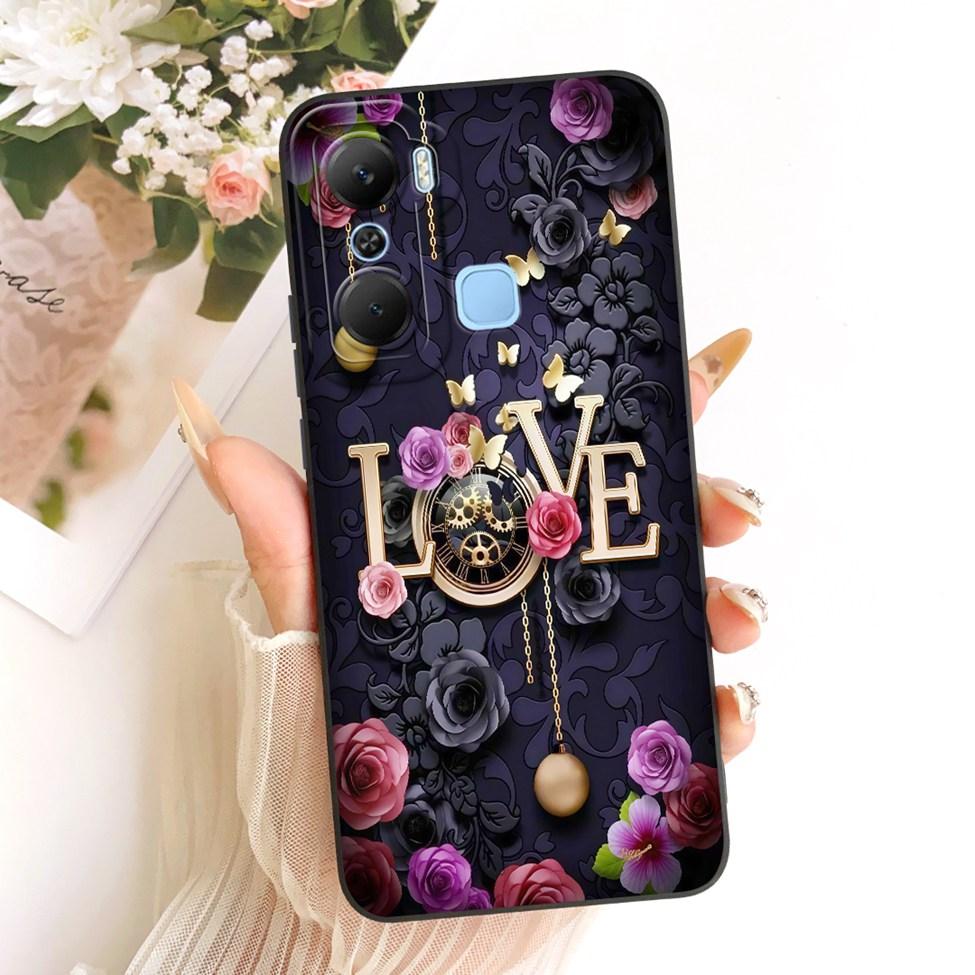 For Infinix X668C Phone Case For Infinix Hot 12 Pro Cover Silicone Cute Cat Fashion Funny Painted Casing For Inifnix Hot 12 Pro