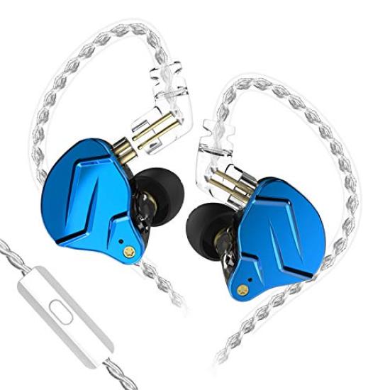 KZ ZSN Pro X IEM Buzz HiFi KZ Wired Earphones with Hybrid Dual 1ba and 1dd Compact and Compatible with Music and Detachable Cable with In-Ear