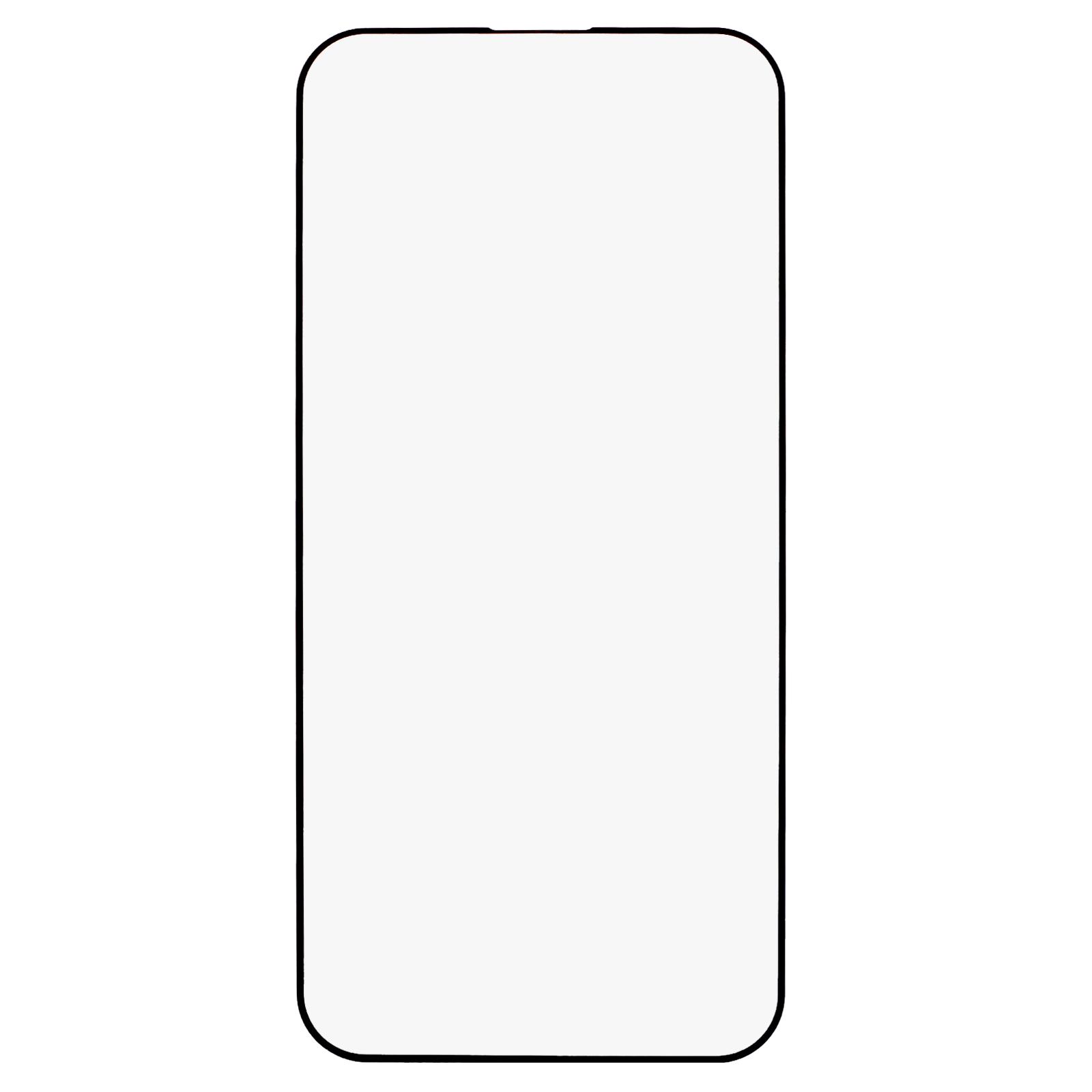 

D Pro For iPhone 16 Plus Tempered Glass Screen Protector HD Clear Silk Printing Edge Type A