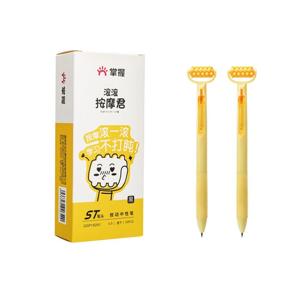 

Black Ink Students Stationery Massage Neutral Pen Neutral Gel Pen Signature Pen Decompress Gel Pen