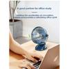 Night Light Fan Portable Mini Desktop Clip On Hanging TYPE-C Charging 18650 Battery Life Fan Cooling Fan Table Handheld Electric