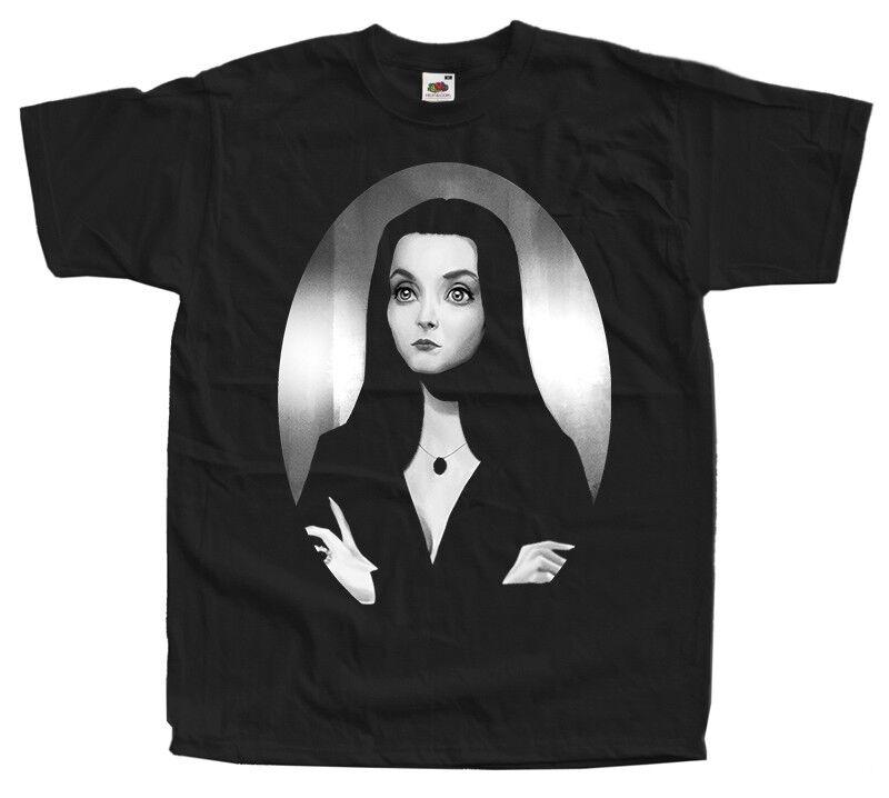 

Постер фильма «Семейка Аддамс» Morticia V3 S, черная футболка унисекс