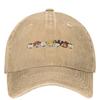 Funny Film Rugrated Character Headshots Line Up Casual Baseball Cap Summer Trucker Hat Snapback Cap Unisex Retro Baseball Caps