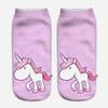 Harajuku 3D Print Unicorn Women Kawaii Ankle Licorne Chaussette Femme Calcetines Mujer Cute Art Socks Unisex