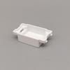 Type 120 White Blank Fill-in Plate for Floor Socket Module