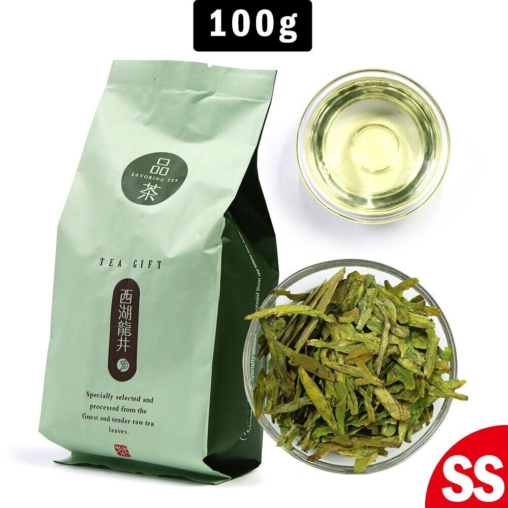 2023 Dragon Well Green Tea Lung Ching Xihu Longjing Čínský zelený čaj 100g/sáček