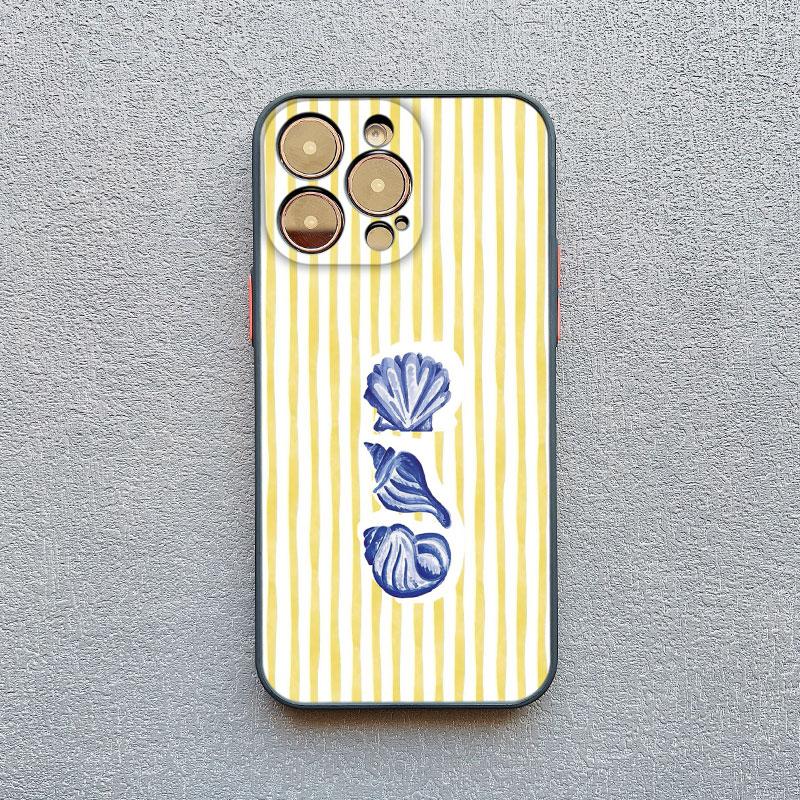 

Ocean Life Theme Striped Phone Case for Xiaomi Redmi Note 15 14 13 12 11 Pro Plus 4G 5G 12S 11S 10 9 9S 8 Redmi 10C Cover Redmi note 15 4G