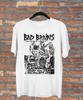 T-shirt Blanc Toutes Tailles Cadeau pour Fan Bad Brains Coton