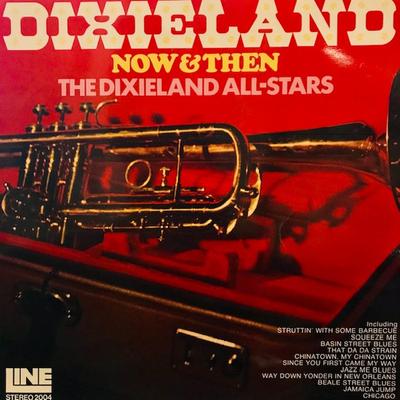 LP Record DIXIELAND ALL STARS - Dixieland Now & Then LINE2004 Line Records Lt 1974 UK Jazz Used