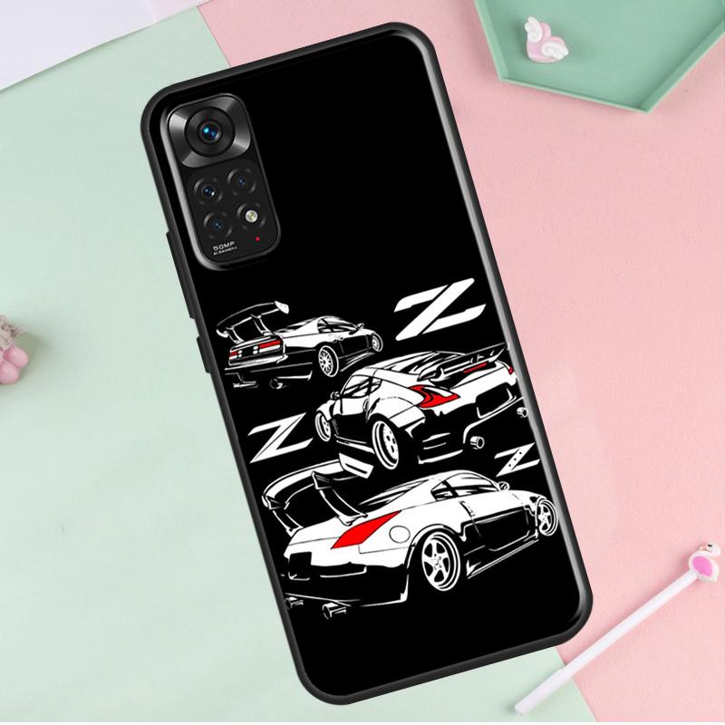 350Z Fairlady For Redmi Note 12 Pro Plus Cover For Redmi Note 10 8 9 11 Pro 12S 11S 10S 9S 9C 10C 12C Case