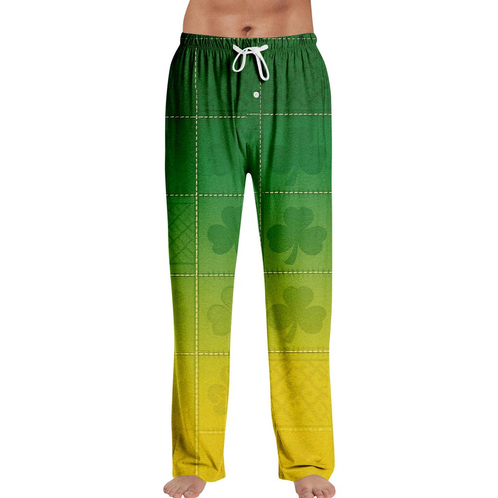 Men's St. Patrick's Day Print Home Sleep Pants
