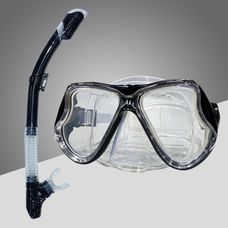 Alliance Messenger Full Dry Snorkel & Dive Mask Set