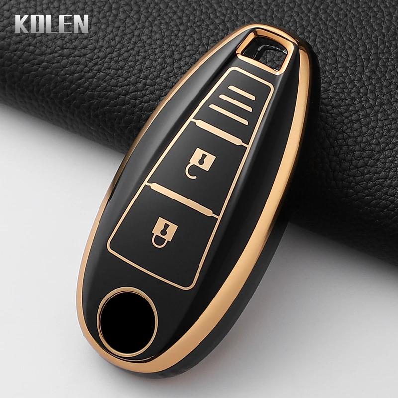 Fashion Tpu Car Key Case Cover For Suzuki Vitara Swift Ignis Kizashi Sx4 Baleno Ertiga Samurai S-Cross Protected Keychain Shell