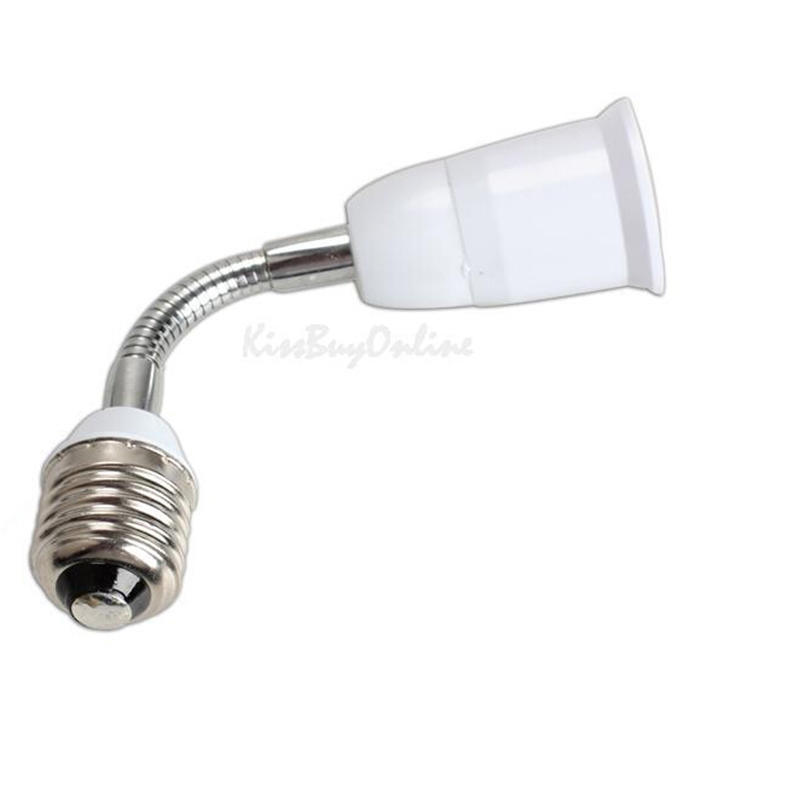 E27 La E27 Extensie Flexibilă Bază Adaptor Lampă Lumină Soclu cu Șurub Nou