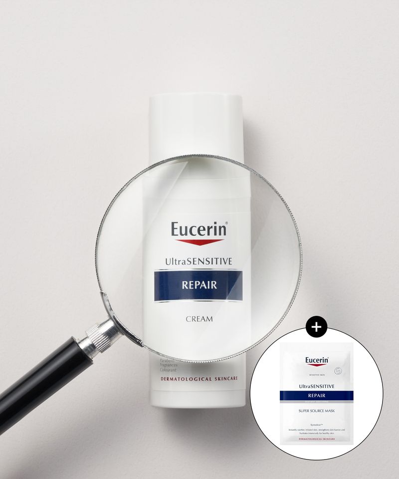 Ultra Sensitive Repair Cream 50ml + Free Mask Pack