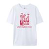 T-shirt Stampata con Fiore di Vino Arte Minimalista Magliette Grafiche Estetica Vintage Maglietta Carina da Bere Alcolici Moda Donna