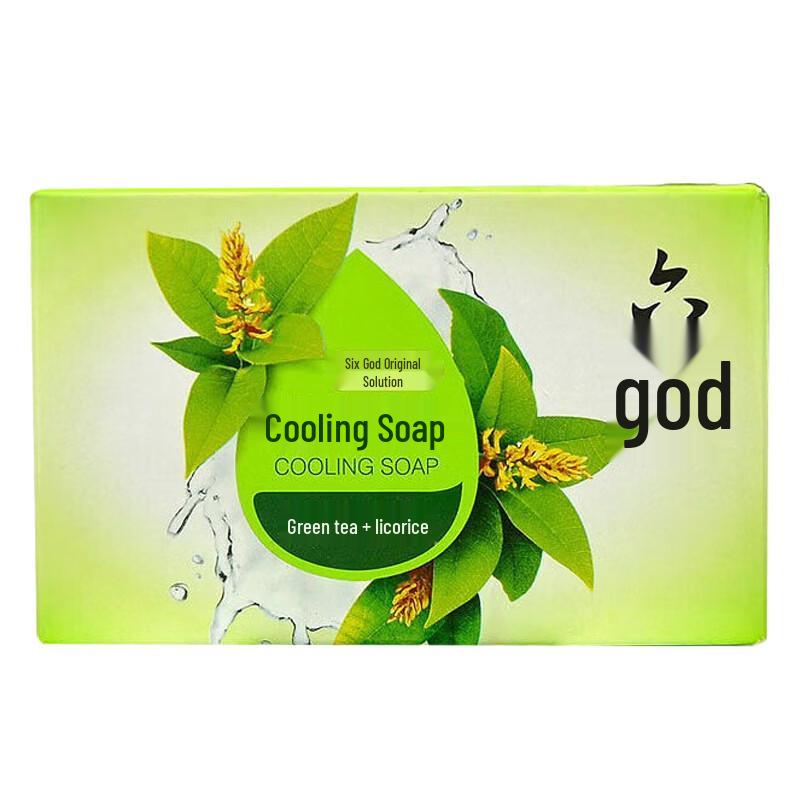 Liu Shen Green Tea Licorice Cooling Soap 125g