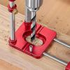 Professional Hinge Hole Drilling Guide Locator Kit for Woodworking DIY Projects Door Cabinets Hole Opener Template Hand Tools.