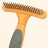 Dog Brush Stainless Steel Dog Comb Double Teeth Combs for Dogs Hair Knot Clean Pet Grooming Brush Dogs Hair Remover Pet Supplies