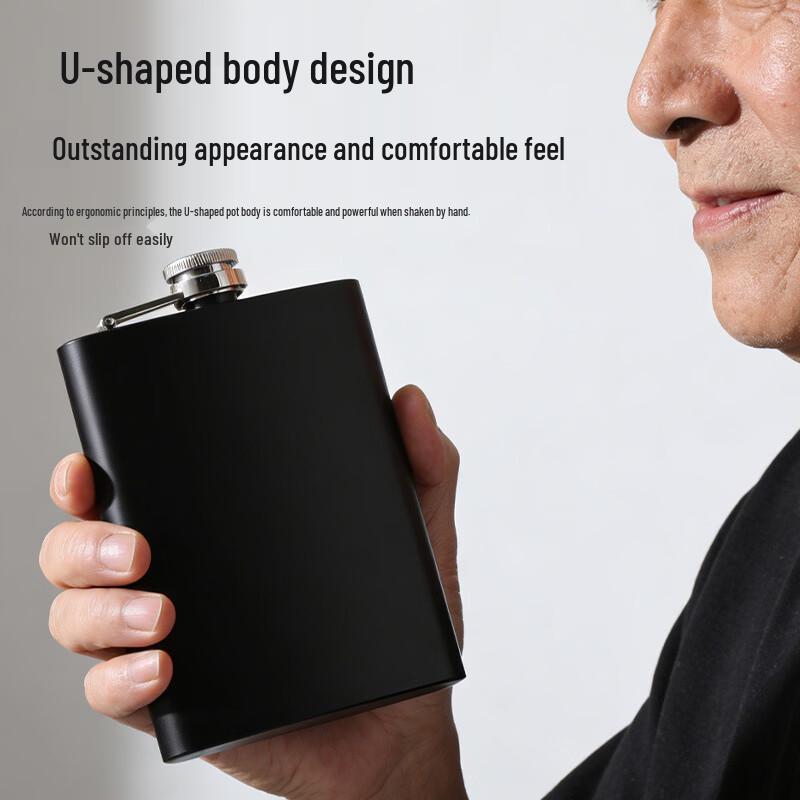 Shangqi 7oz 316 Stainless Steel Portable Hip Flask Set