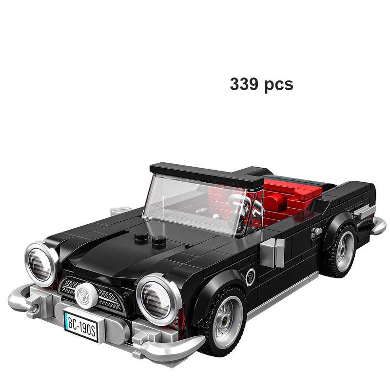 Technical Car Speed  Racing Vintage Car Building Blocks Sports City Vehicle Car Garage Off-road MOC Creative Toys