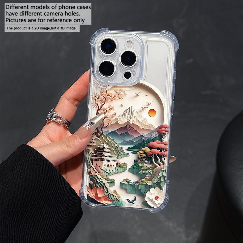 Ultimate Aesthetics Phone Case For IPhone 17 Pro Max 16 E 17 15 14 13Plus 12 Mini 11 XR 17 Air 16 Cases Transparent Soft Covers