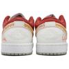 Jordan Air Jordan 1 Abrasion Resistant Abrasion Resistant Low top Vintage Basketball Shoes Men's Beige Red 553558-133(Teamfour-)