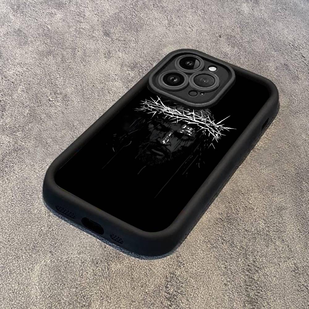 Son Of God Jesus Phone Case For IPhone 17 16 15 14 13 12 11 Pro Max Plus Black Full Coverage TPU