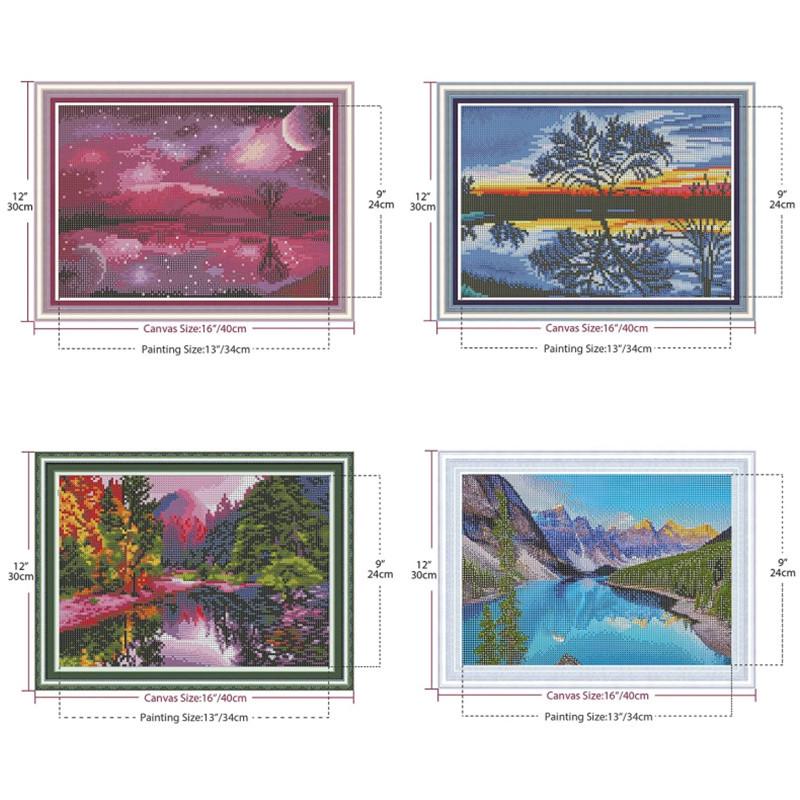 5D DIY Diamond Painting Landscape Kit - Shiny Diamond Art