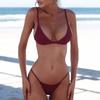 Micro Sexy String Bikini Set Frauen G-string Badeanzüge Badegäste Badeanzug Schwimmen Push Up Bademode Brasilianischen Mini