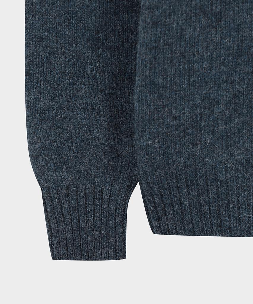 BROOKS BROTHERS Lambswool Logo Sweater (Navy) (Bbwrmf9628Qew)