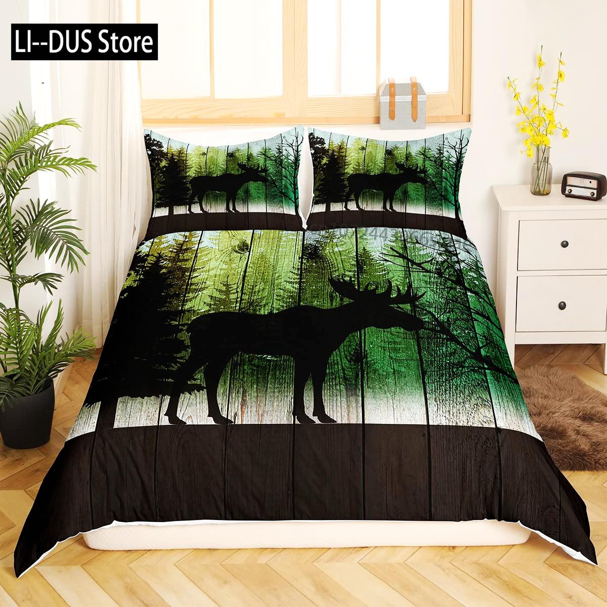 

Comforter Camping Bedding Set Twin King Full Size For Teens Adult Happy Camping Comforter 3 Pieces With 2 Comforter (quilt)-EU Single(135*200cm)3pcs