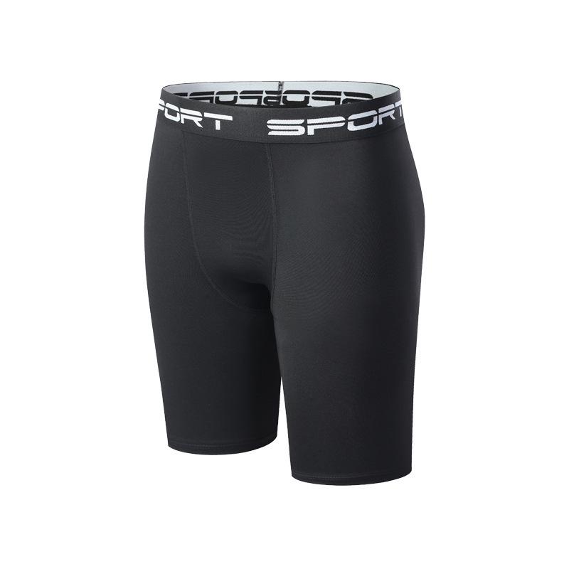 Men's Quick-Dry Elastic Swim Trunks - Tight Fit Boxer Briefs for Fitness and Beach