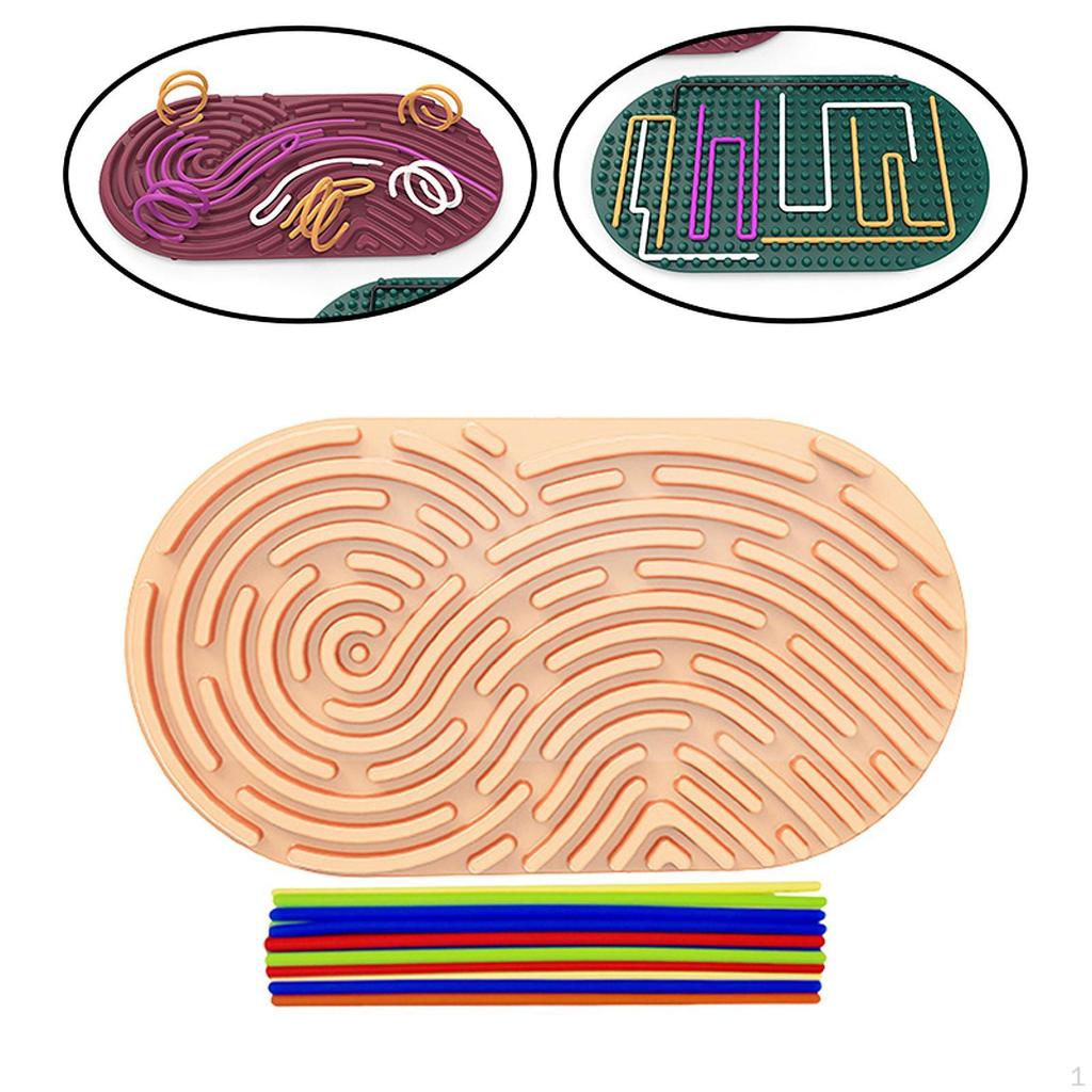 Fidget Sensory Activity Board Improve Children's Hands On Ability Busy Learning Toy for