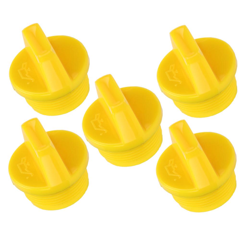 5pcs Engine Oil Filler Cap ABS Oil Filler Caps Plugs Covers 6G8‑15363‑00 Replacement for 4 Stroke Outboard Motor