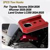 2PCS Tow Hooks For Toyota 4Runner 2025-2026 Tacoma 2024-2026 For Toyota Land Cruiser LC250 2024-2025 Alluminum Alloy
