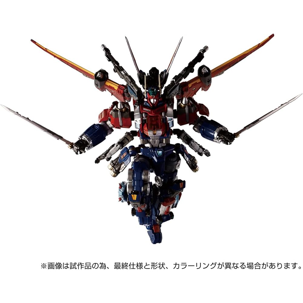 T-SPARK Diaclone DA-109 Diabattles X-1 Action Figure with Articulated Joints and Detailed Design