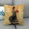 Elegant And Charismatic Dancer Series Digital Printing Short Plush Pillow Covers For Car Sofa Office Cushion Cover Home Goods