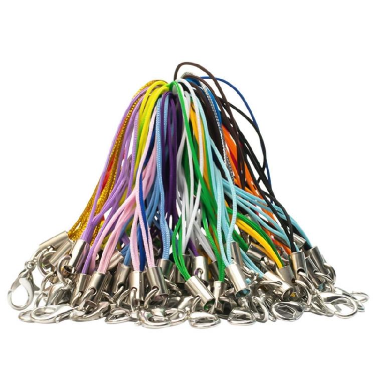 100Pcs Unique Handmade Keychains Pendant Elegant Lobster Clasps Phone Strap for DIY Keychain Pendant Accessories