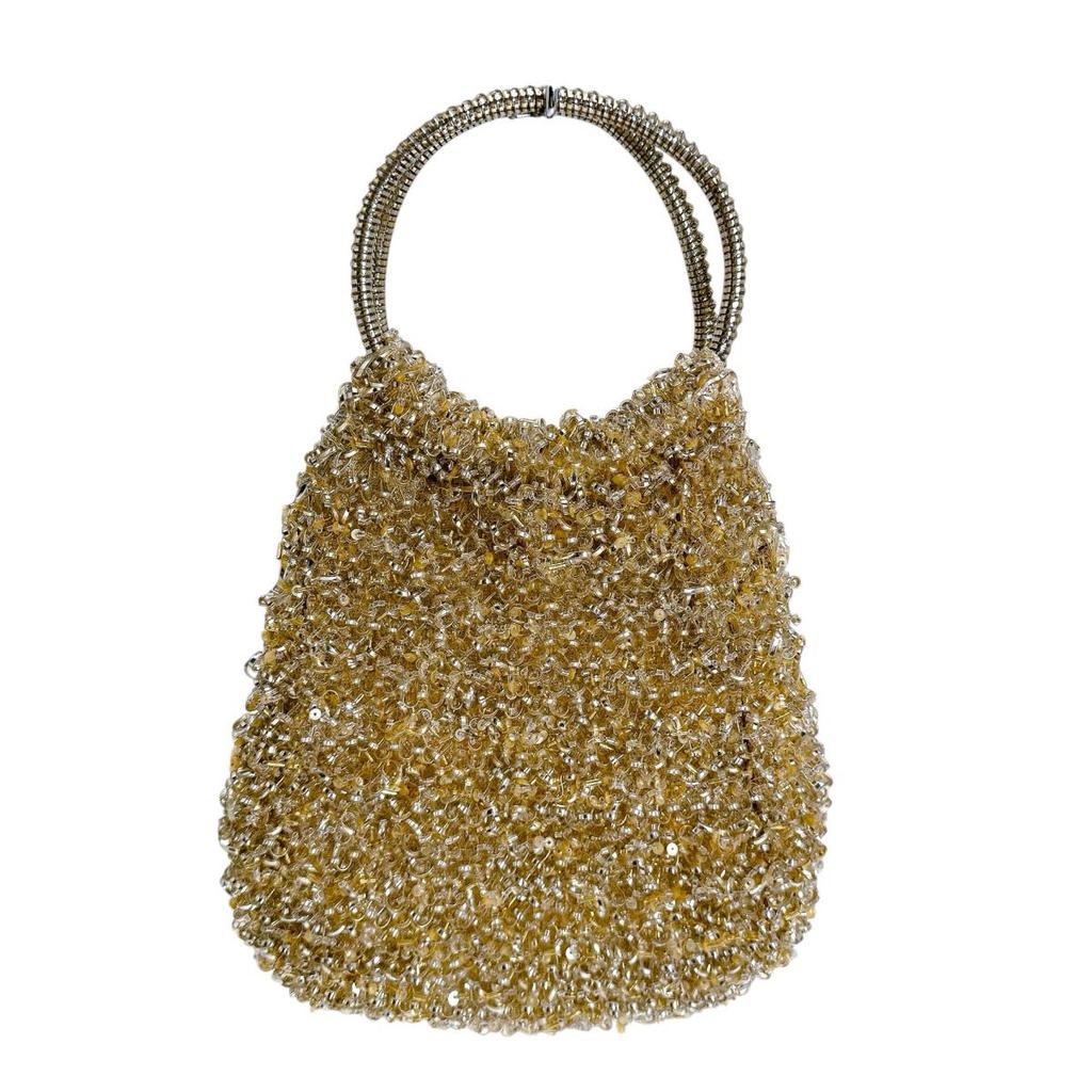 Anteprima Party Going Out Handbag Wire Yellow Women Used