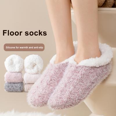 Fuzzy Socks for Women Winter Warm Fluffy Slipper Socks