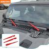 Vente Chaude Décoration Essuie-Glace Avant et Arrière Cache Lame d'Essuie-Glace Bouclier de Fenêtre Garniture pour Jeep Wrangler JL 2018+