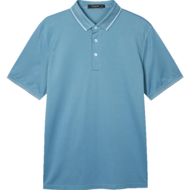 YOUNGOR Men s Short-Sleeve Business Casual T-Shirt S