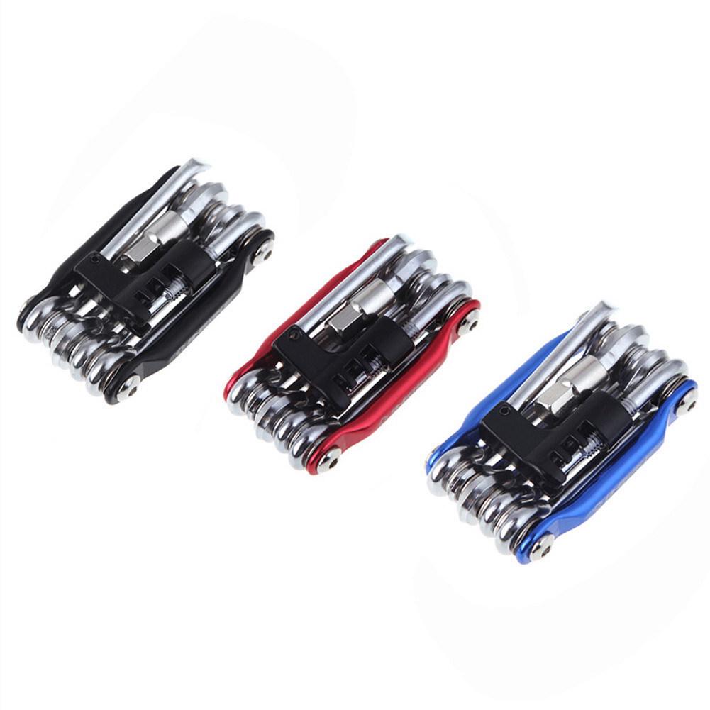 Wielofunkcyjne narzędzie do naprawy rowerów górskich 11 w 1 ze śrubokrętem sześciokątnym i przecinakiem do łańcucha