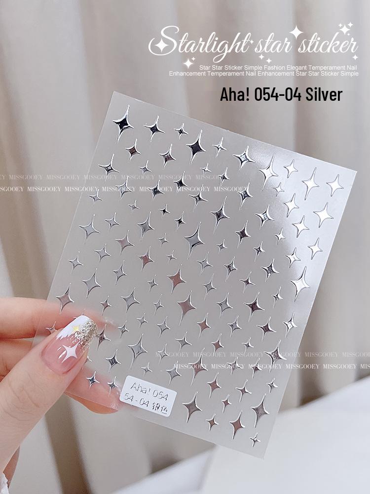 2025 Zodiac Snake Princess Nail Stickers & Shell Glitter Powder