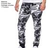 Hose Jogger Camouflage Knöchelband Mid Waist Herren Cargohose für den Herbst